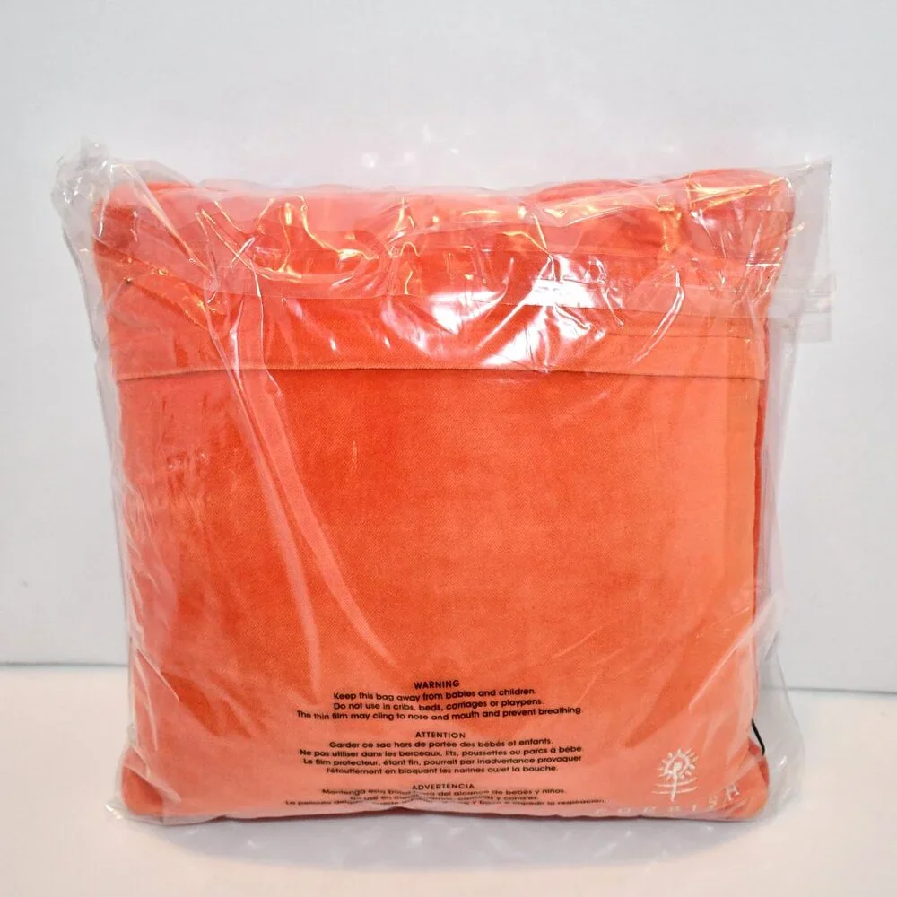 Furbish You Do You, Boo Needlepoint Pillow 11” x 11” NWT